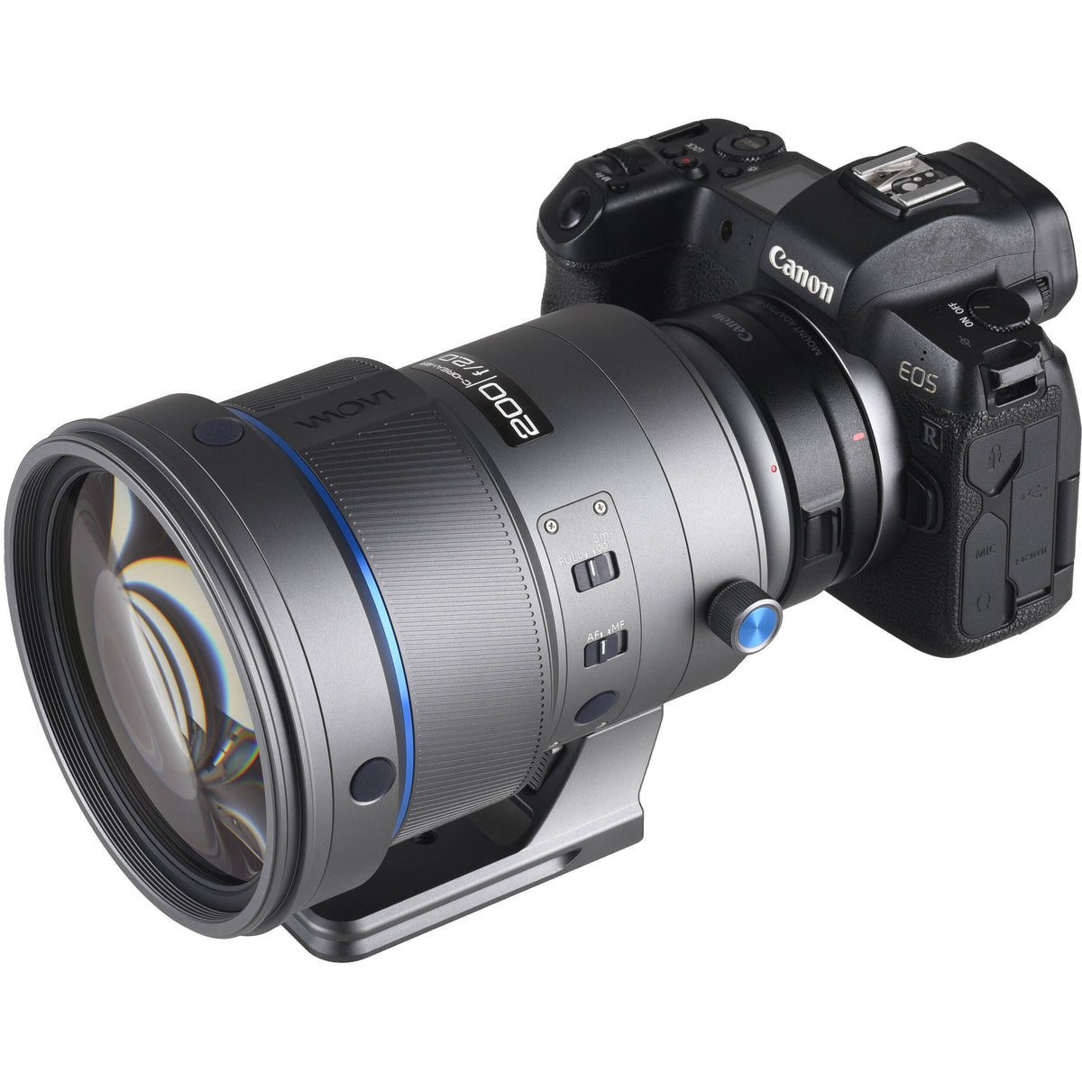 Lente Venus Optics 200mm f/2 AF FF Telephoto Prime - contenido de la caja
