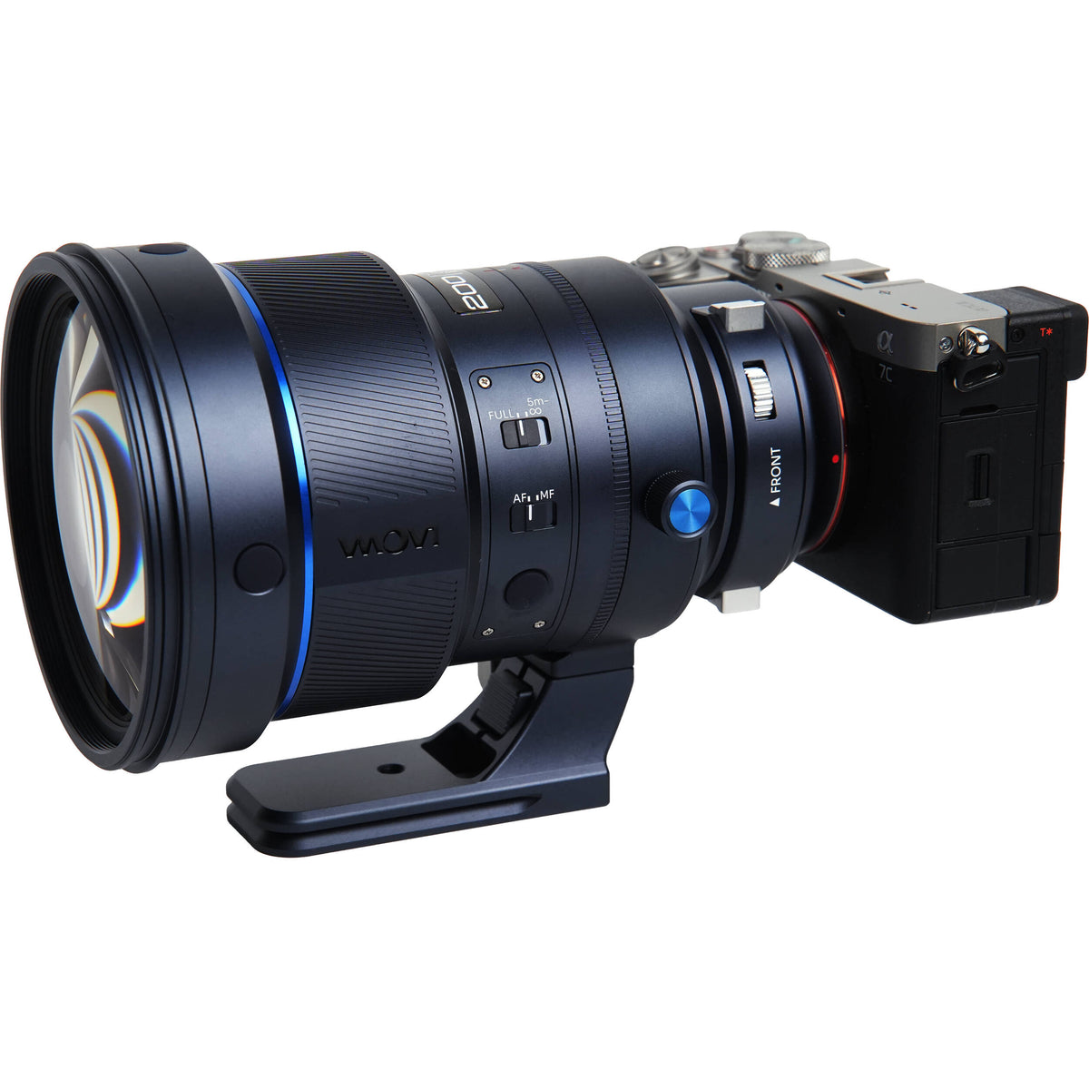 Lente Venus Optics 200mm f/2 AF FF Telephoto Prime - en uso