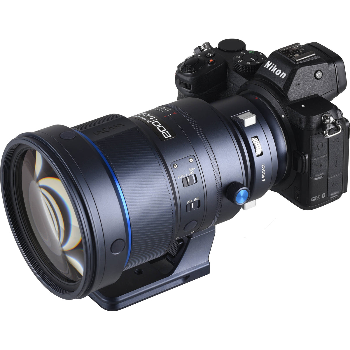 Lente Venus Optics 200mm f/2 AF FF Telephoto Prime - en uso