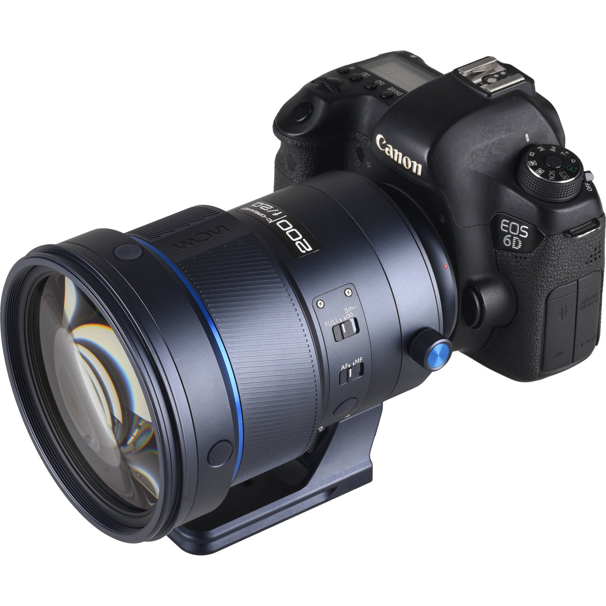 Lente Venus Optics 200mm f/2 AF FF Telephoto Prime - en uso