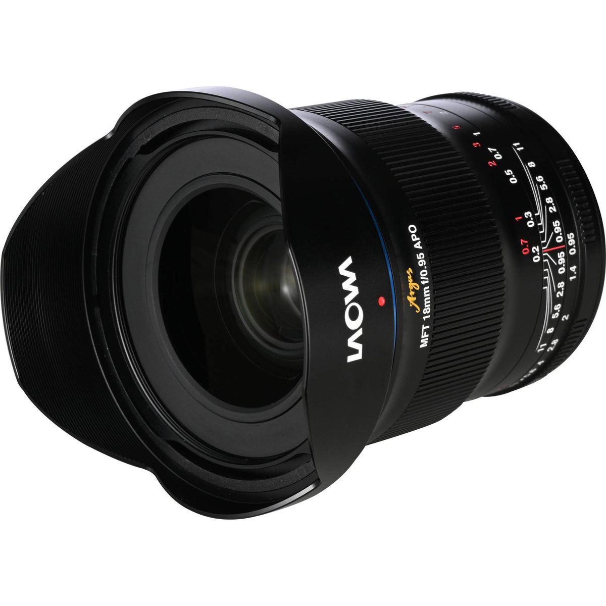 Lente Venus Optics Argus 18mm f/0.95 APO - vista lateral