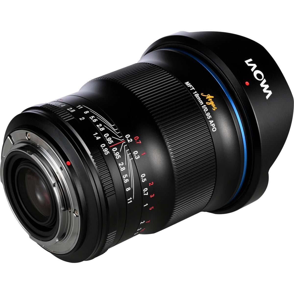 Lente Venus Optics Argus 18mm f/0.95 APO - puertos y conexiones