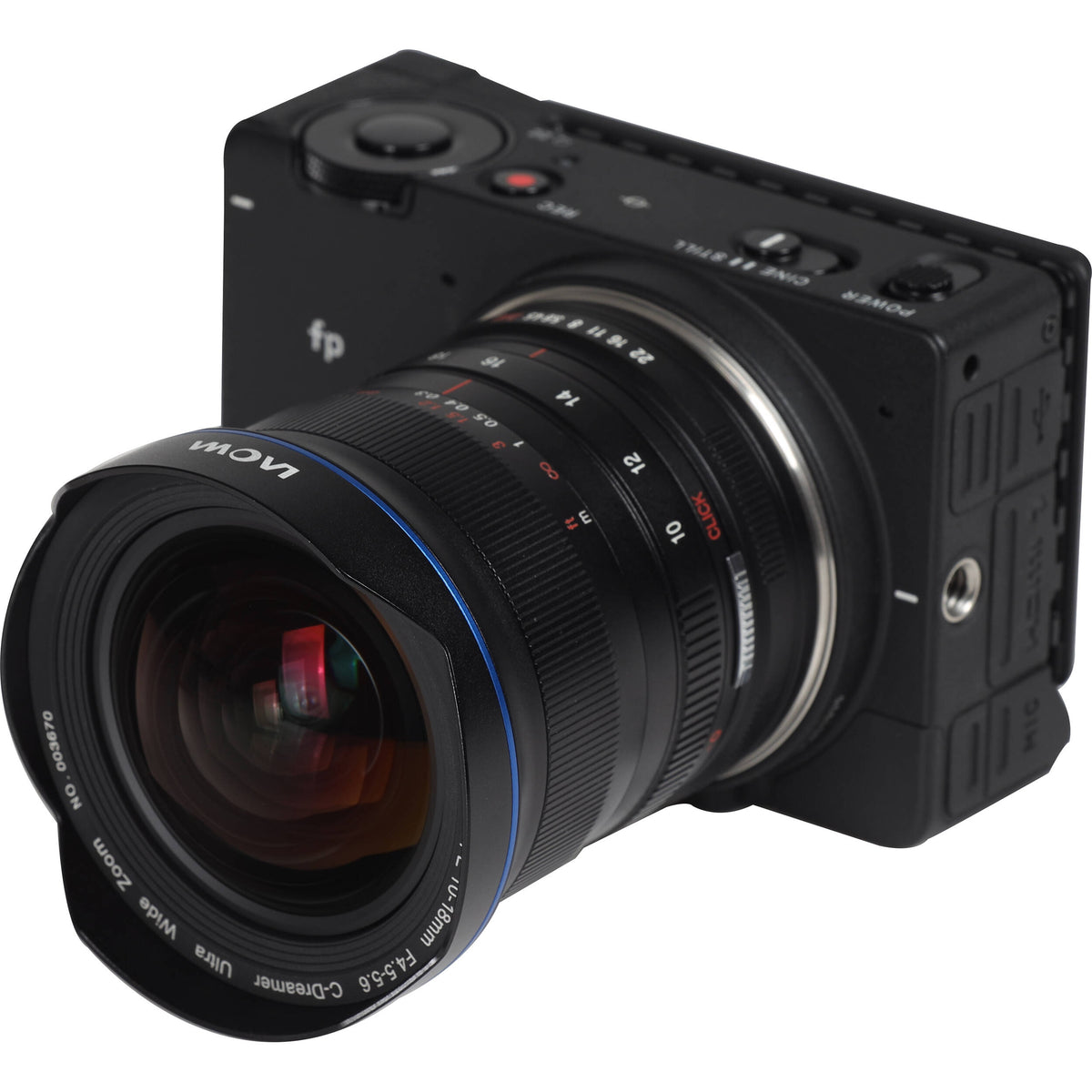 Lente Venus Optics Laowa 10-18mm f/4.5-5.6 Zoom - vista trasera