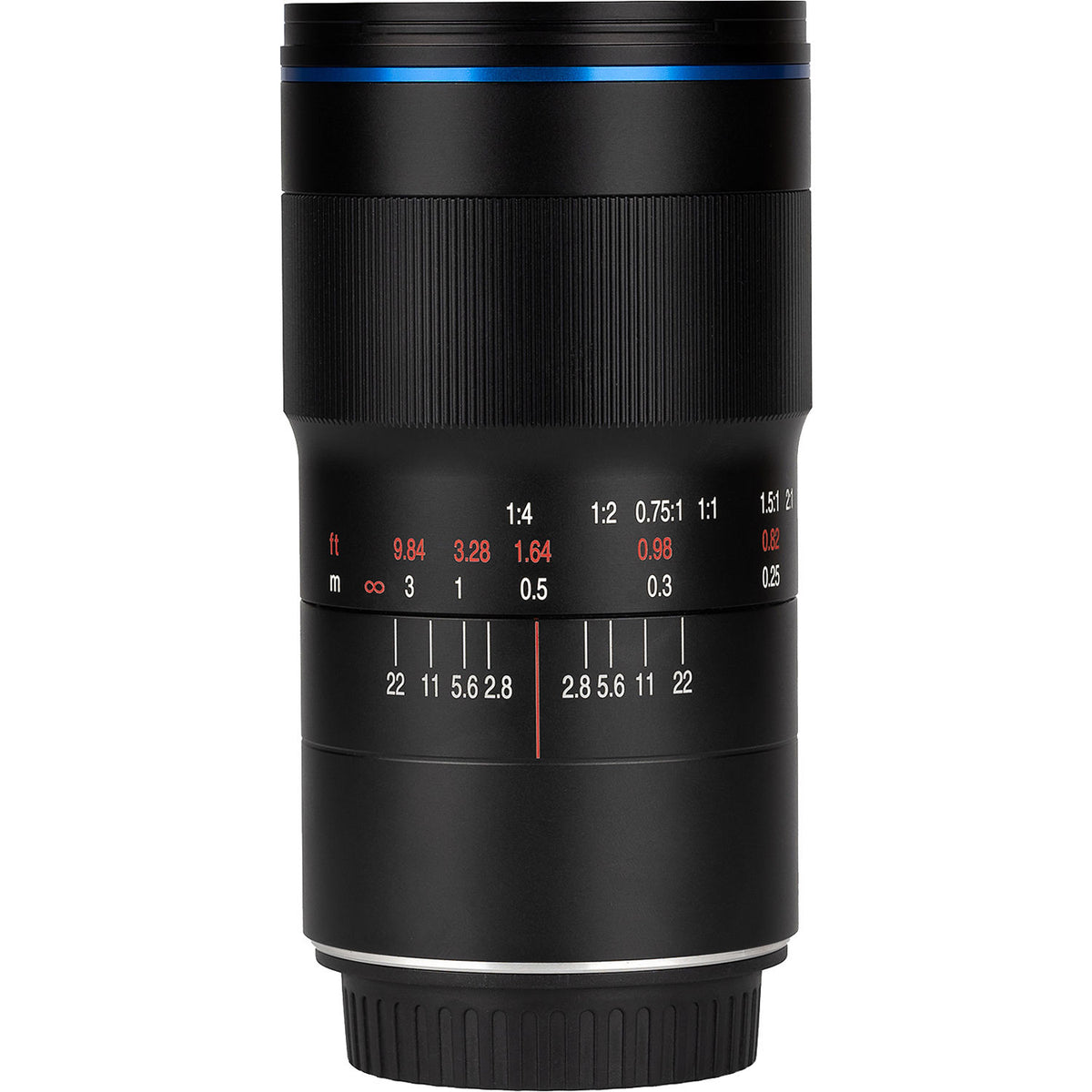 Lente Venus Optics Laowa 100mm f/2.8 2X Ultra Macro APO - vista frontal