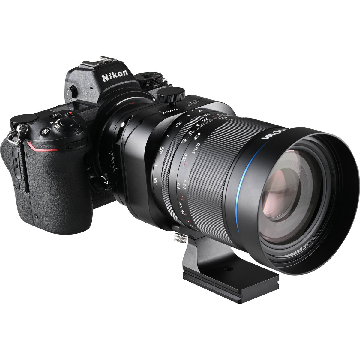 Lente Venus Optics Laowa 100mm f/2.8 Tilt-Shift 1x Macro - en uso