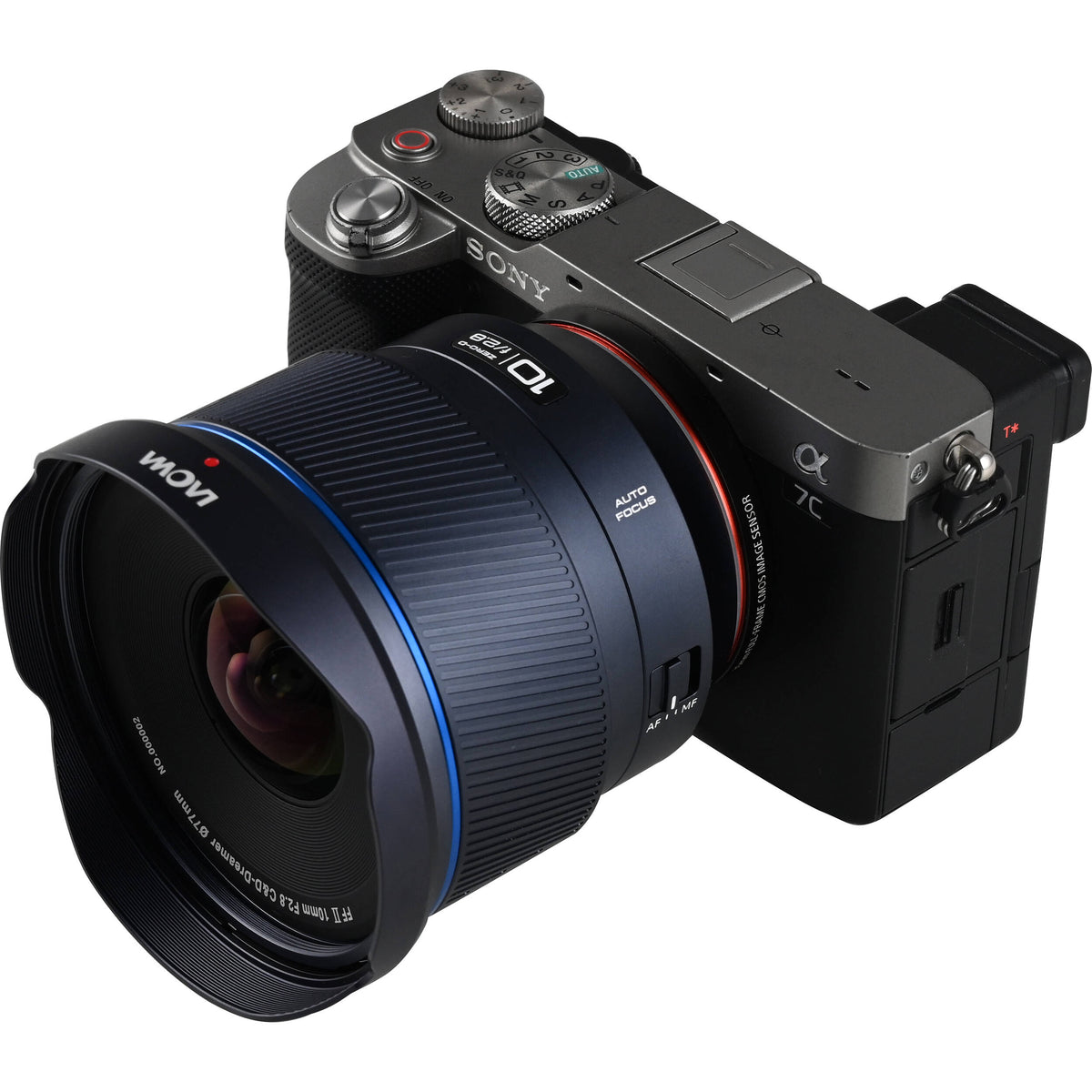 Lente Venus Optics Laowa 10mm f/2.8 Zero-D FF Autofocus - puertos y conexiones