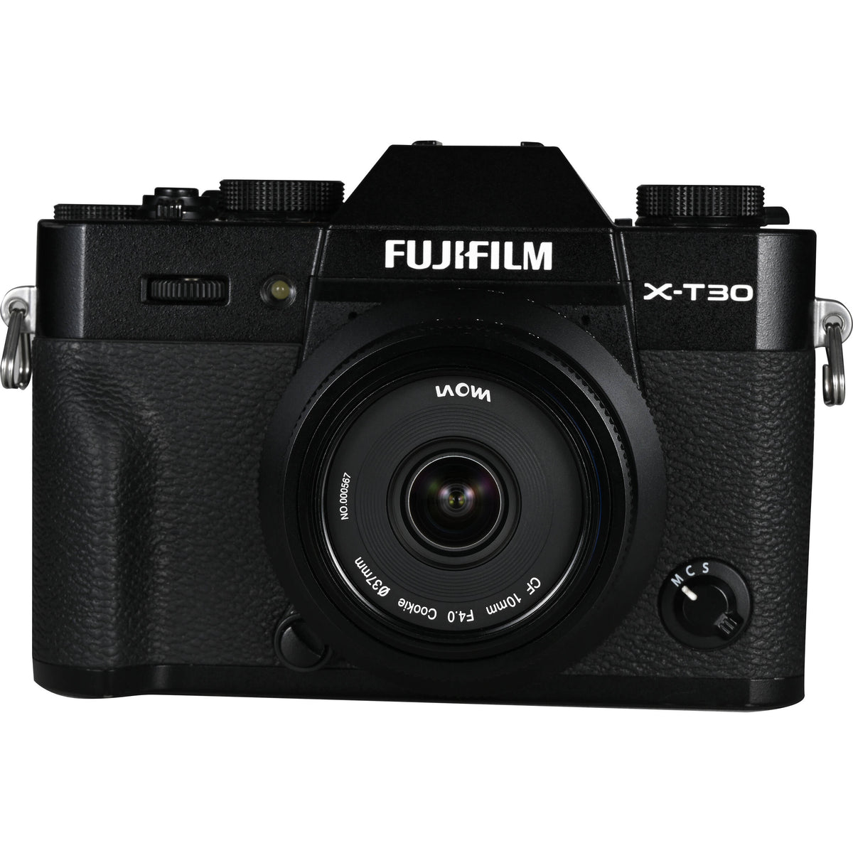 Lente Venus Optics Laowa 10mm f/4 Cookie (Negro) - vista lateral