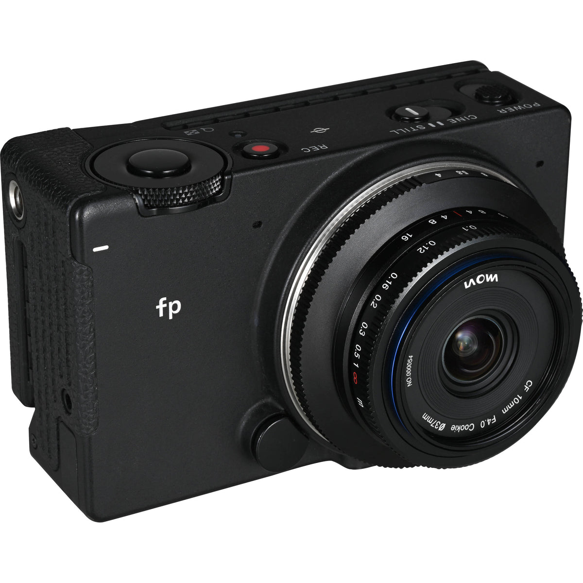 Lente Venus Optics Laowa 10mm f/4 Cookie (Negro) - puertos y conexiones