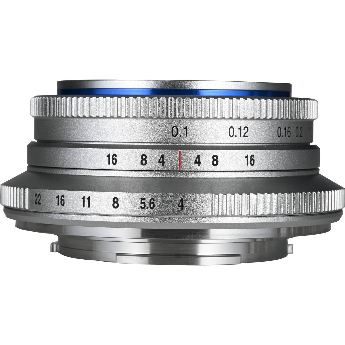 Lente Venus Optics Laowa 10mm f/4 Cookie (Plateado) - vista frontal