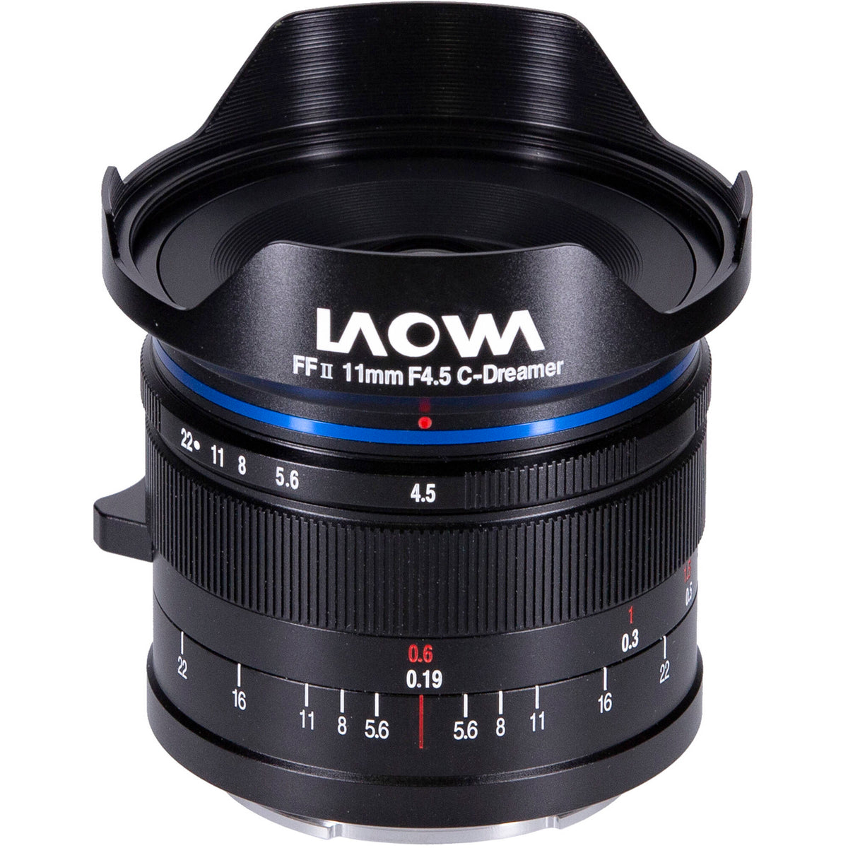 Lente Venus Optics Laowa 11mm f/4.5 FF RL - vista frontal