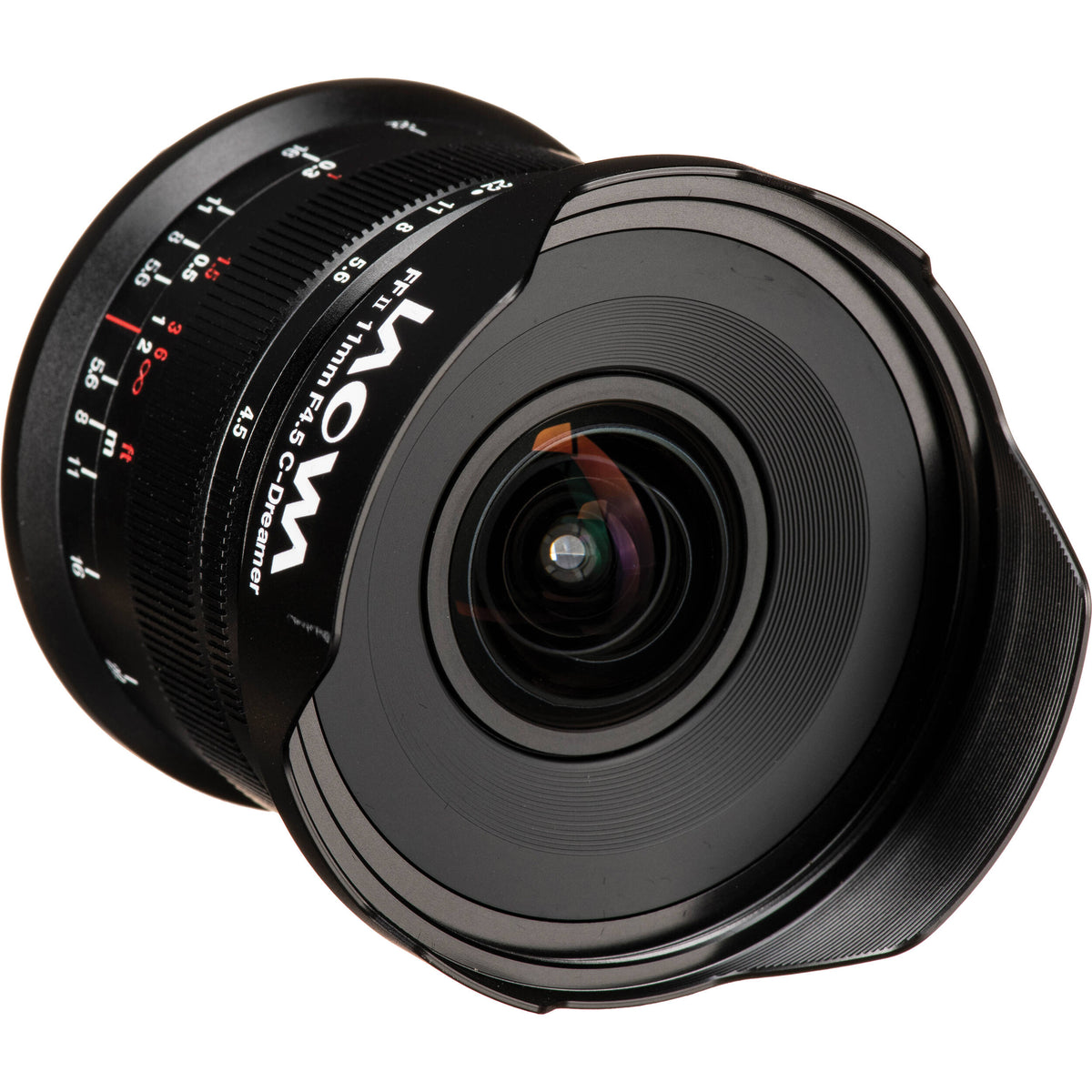 Lente Venus Optics Laowa 11mm f/4.5 FF RL - puertos y conexiones