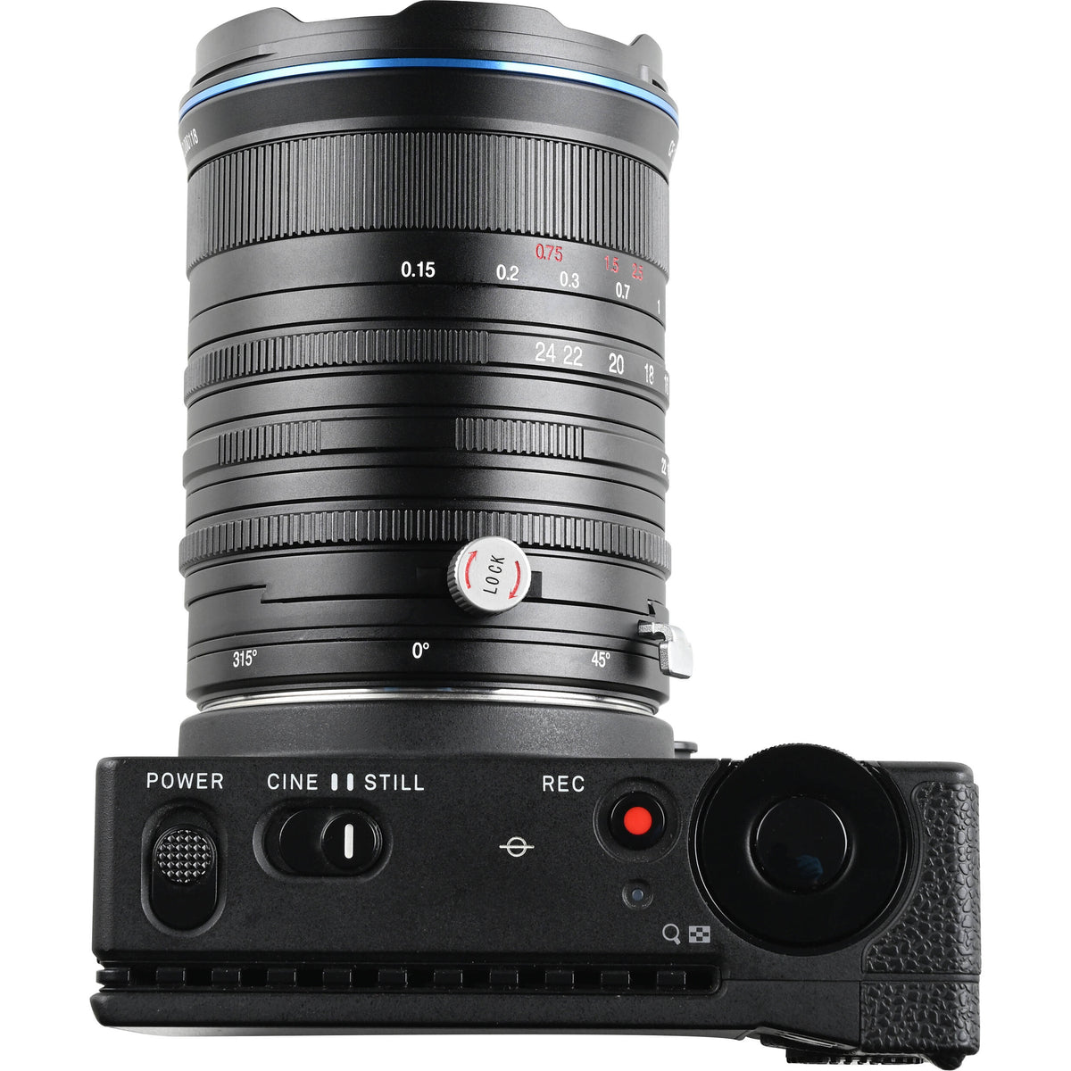 Lente Venus Optics Laowa 12-24mm f/5.6 Zoom Shift CF - en uso