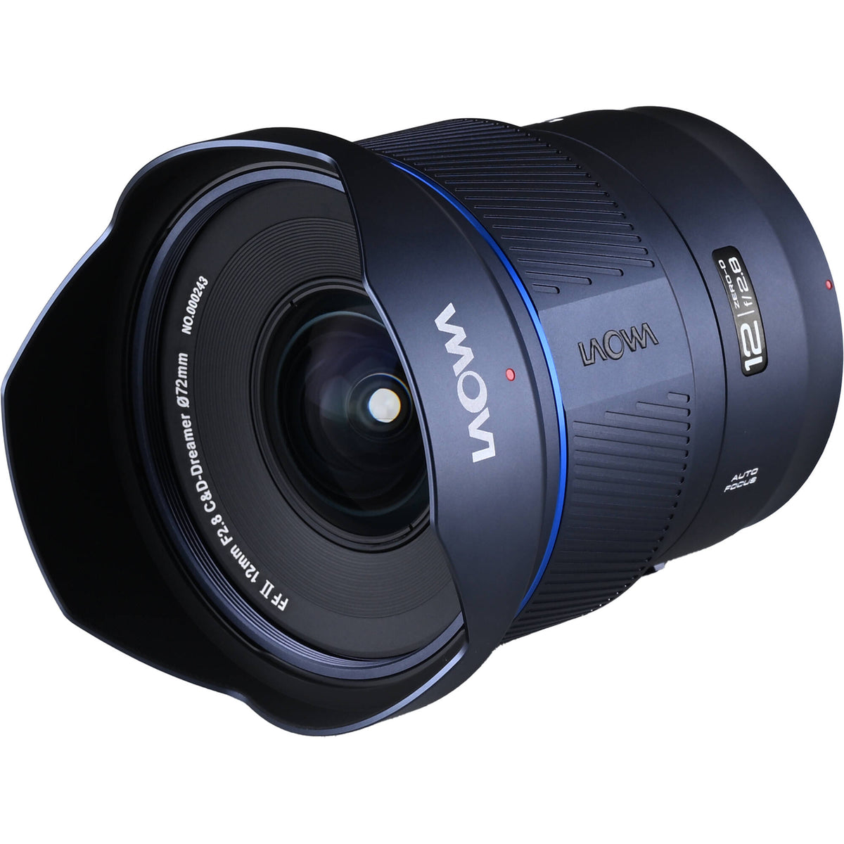Lente Venus Optics Laowa 12mm f/2.8 Lite Zero-D AF (5-Blade Aperture) - vista trasera