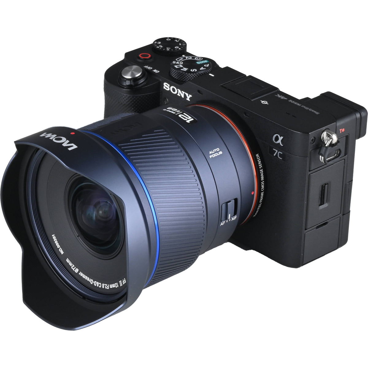 Lente Venus Optics Laowa 12mm f/2.8 Lite Zero-D AF (5-Blade Aperture) - contenido de la caja