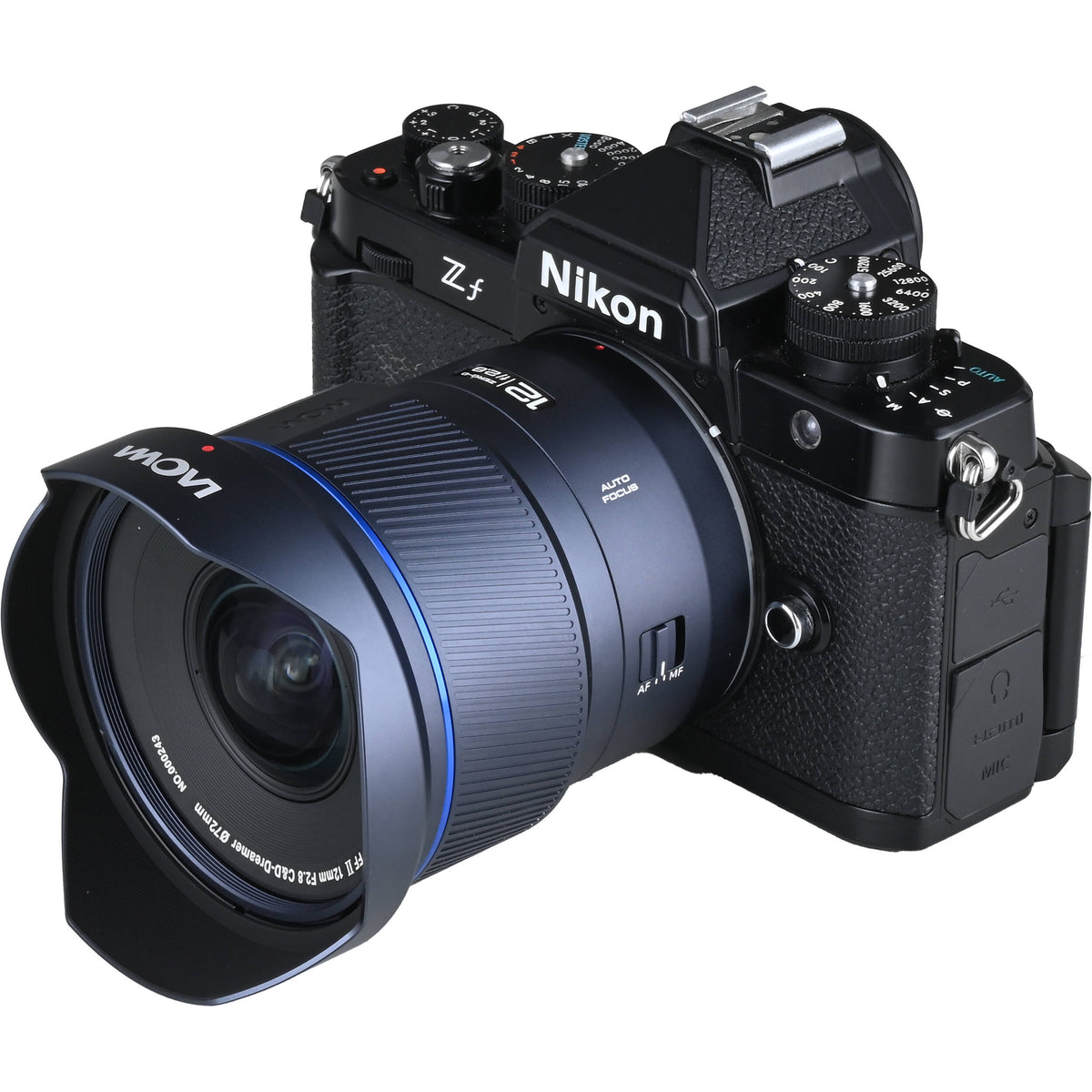 Lente Venus Optics Laowa 12mm f/2.8 Lite Zero-D AF (5-Blade Aperture) - contenido de la caja