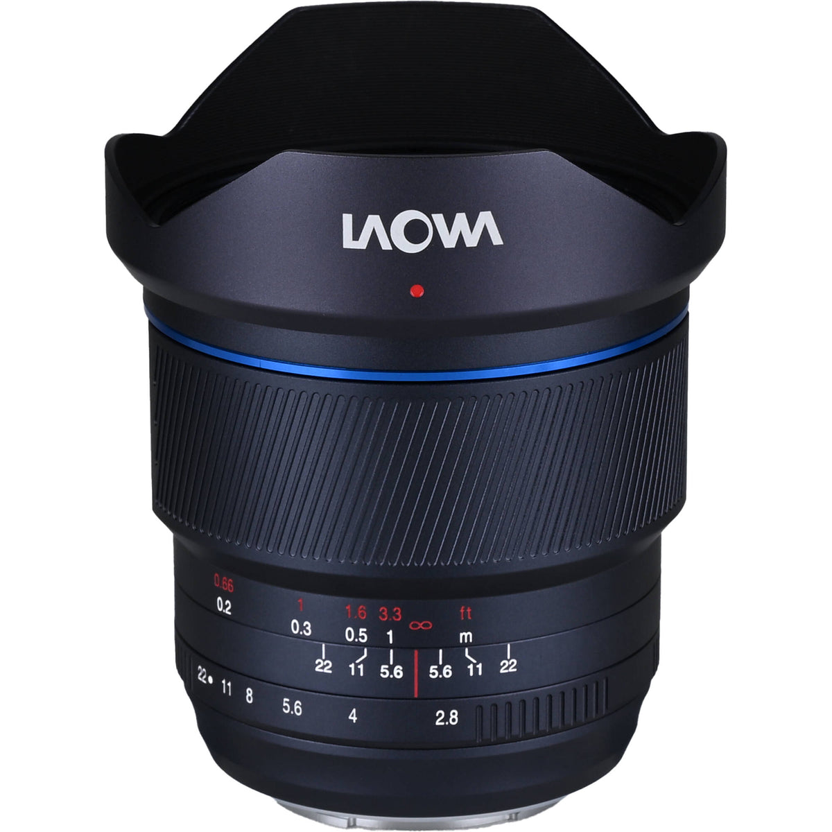 Lente Venus Optics Laowa 12mm f/2.8 Lite Zero-D MF (14-Blade Aperture) - vista frontal