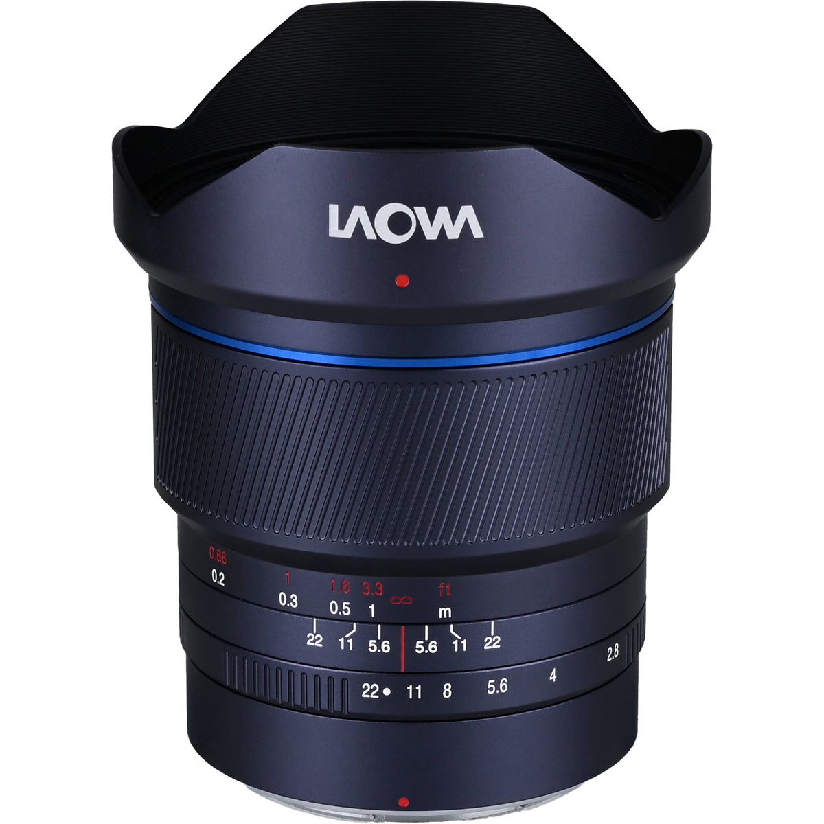 Lente Venus Optics Laowa 12mm f/2.8 Lite Zero-D MF (14-Blade Aperture) - vista frontal