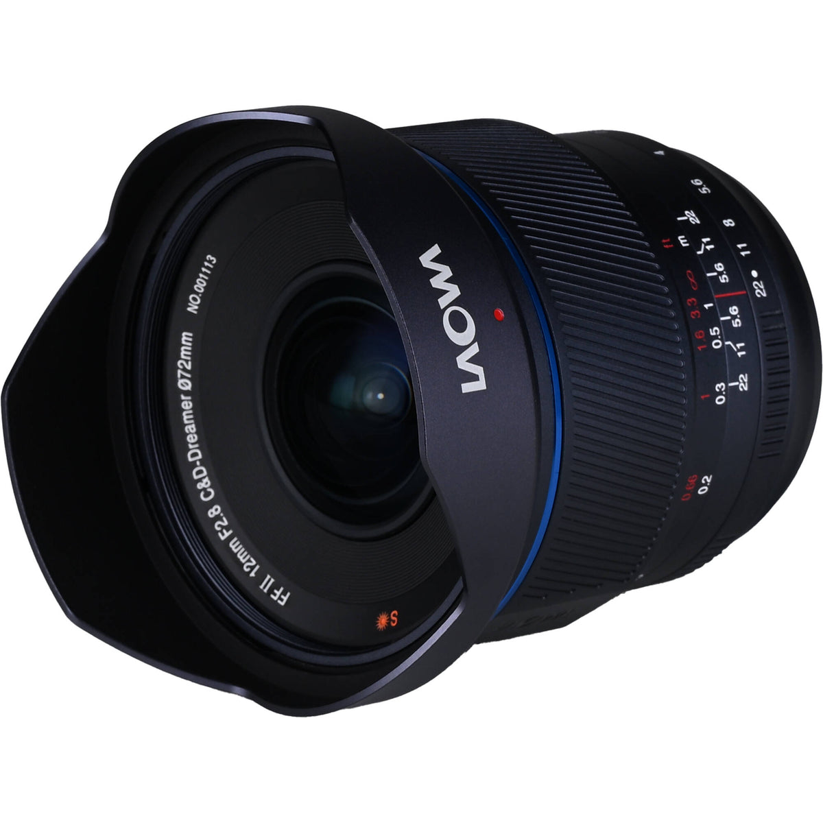 Lente Venus Optics Laowa 12mm f/2.8 Lite Zero-D MF (14-Blade Aperture) - vista trasera