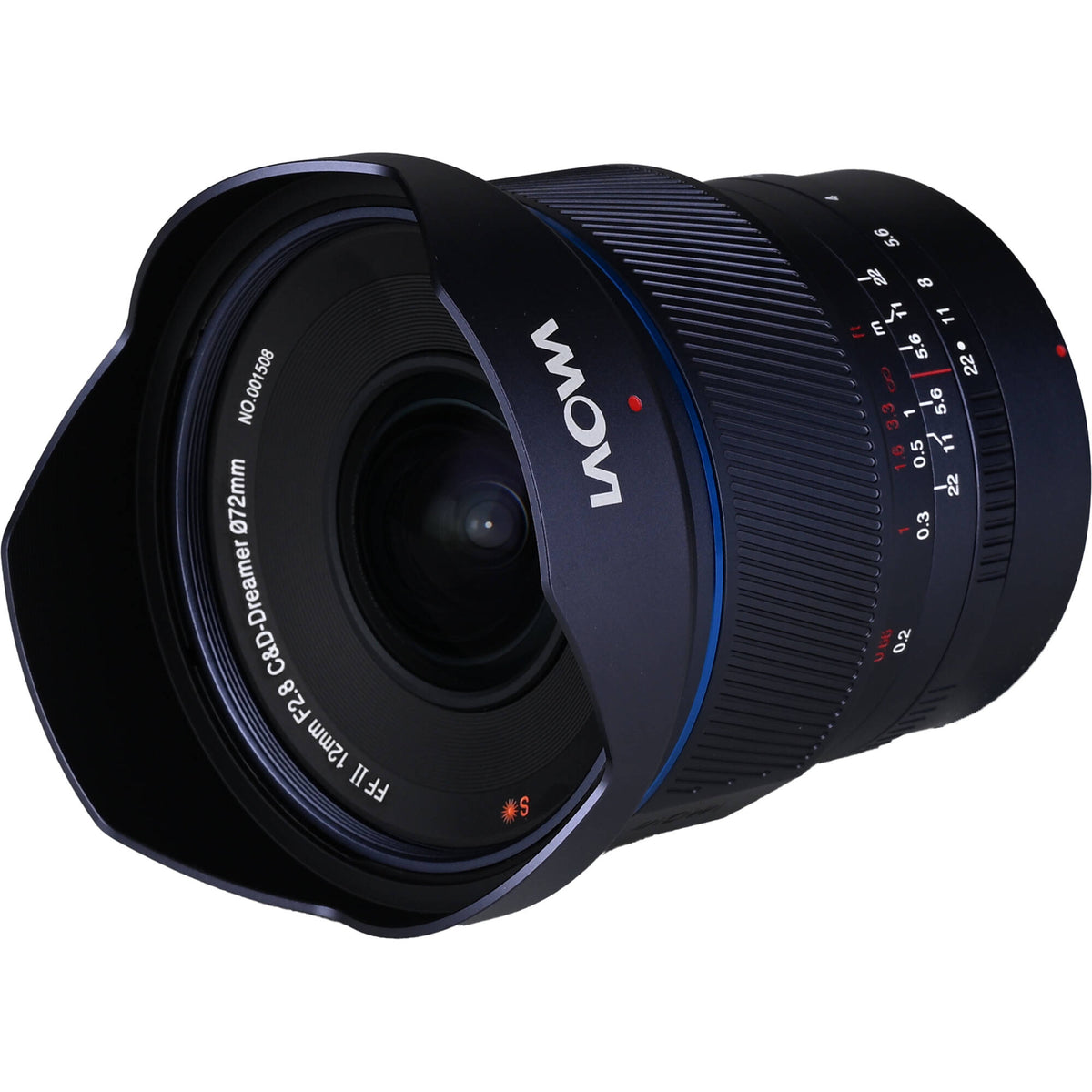 Lente Venus Optics Laowa 12mm f/2.8 Lite Zero-D MF (14-Blade Aperture) - vista trasera