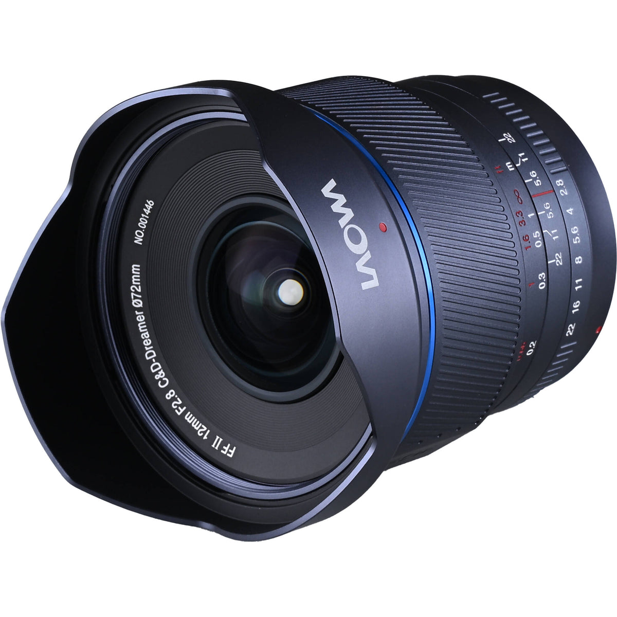 Lente Venus Optics Laowa 12mm f/2.8 Lite Zero-D MF (14-Blade Aperture) - vista trasera