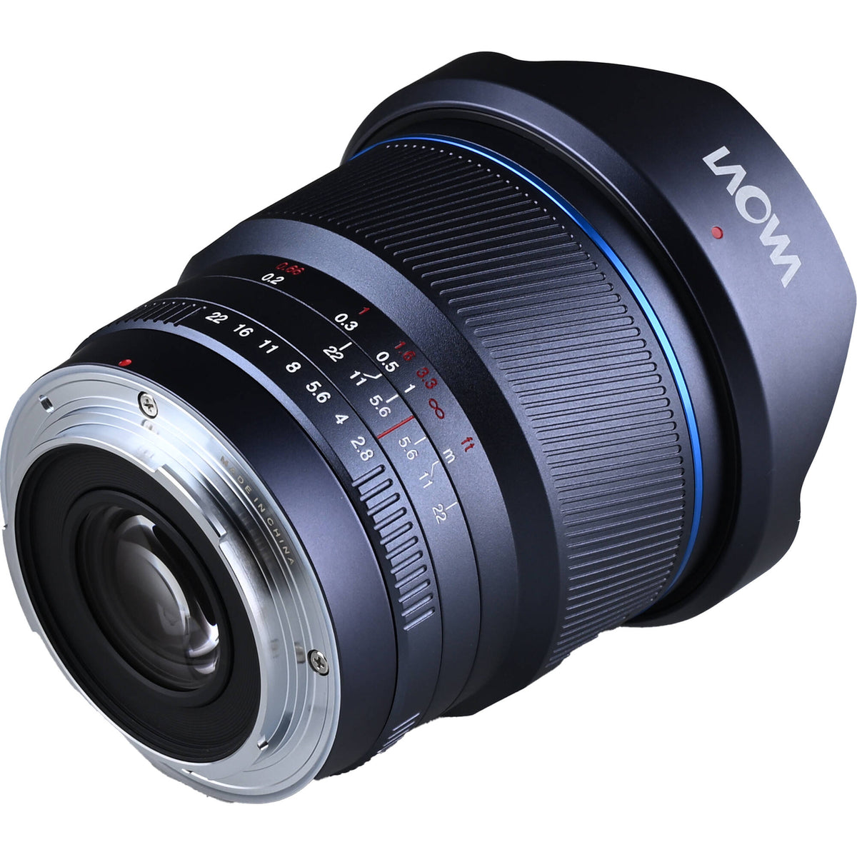 Lente Venus Optics Laowa 12mm f/2.8 Lite Zero-D MF (14-Blade Aperture) - vista lateral