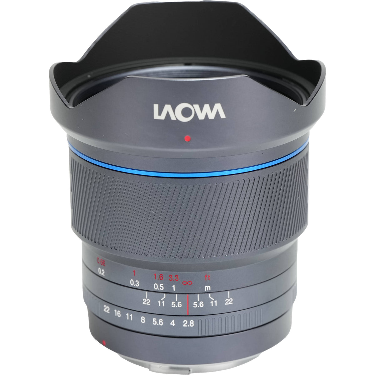 Lente Venus Optics Laowa 12mm f/2.8 Lite Zero-D MF (5-Blade Aperture) - vista frontal