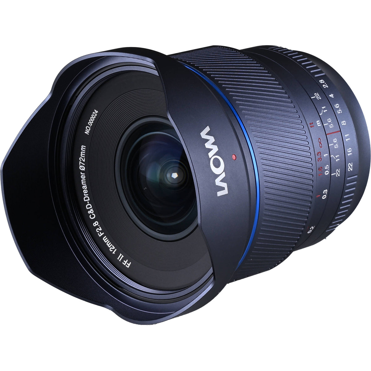 Lente Venus Optics Laowa 12mm f/2.8 Lite Zero-D MF (5-Blade Aperture) - vista trasera