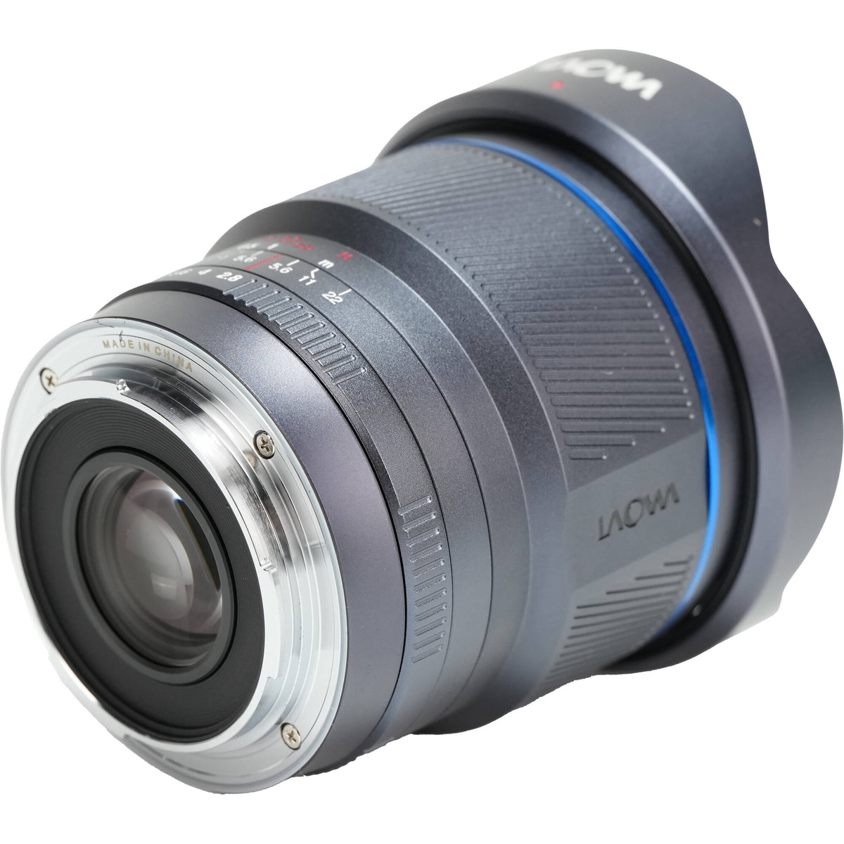 Lente Venus Optics Laowa 12mm f/2.8 Lite Zero-D MF (5-Blade Aperture) - vista lateral