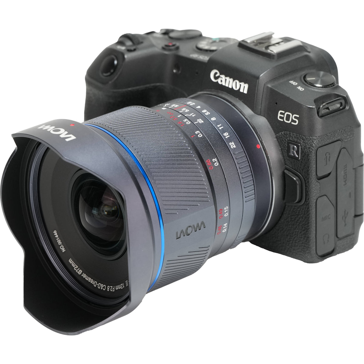 Lente Venus Optics Laowa 12mm f/2.8 Lite Zero-D MF (5-Blade Aperture) - contenido de la caja