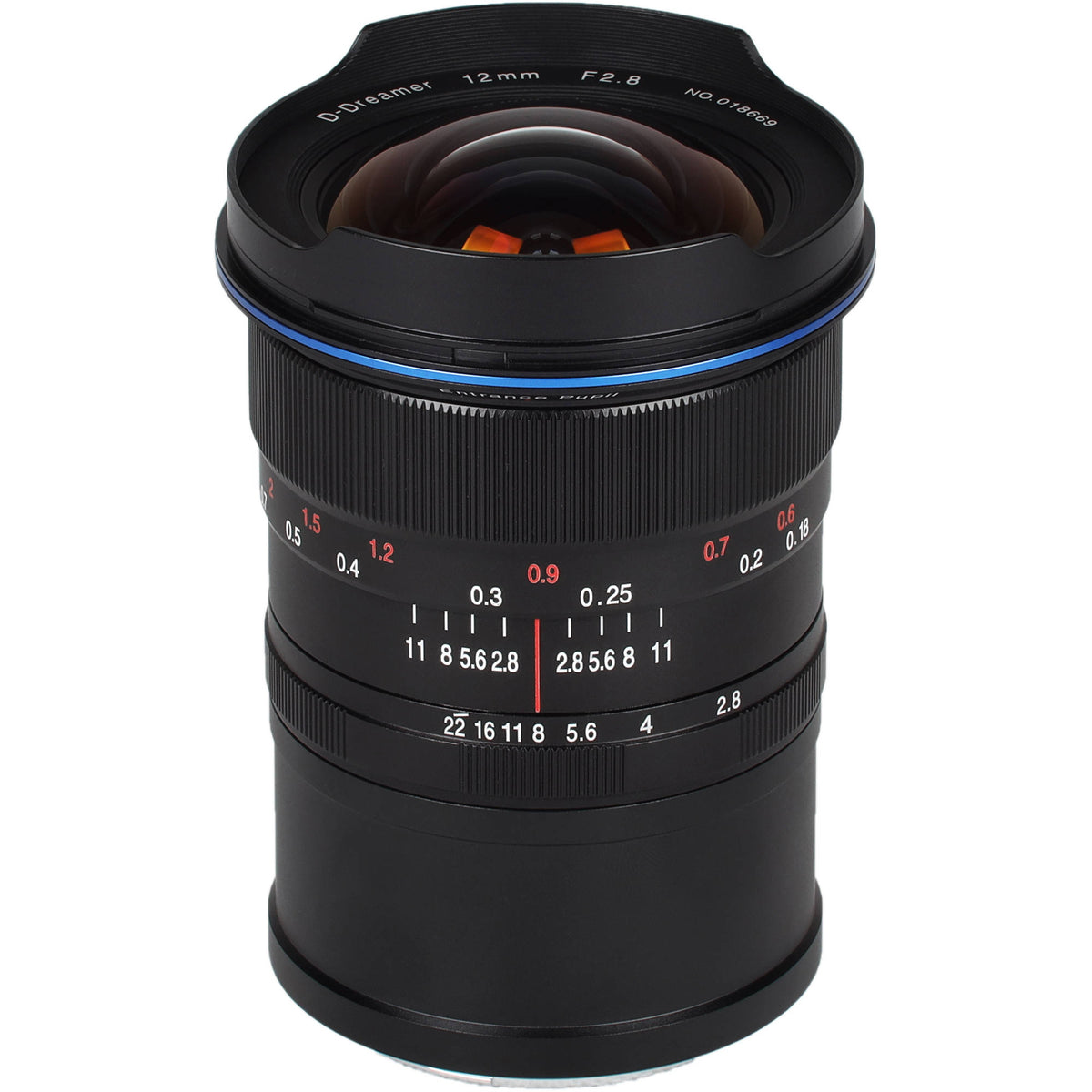 Lente Venus Optics Laowa 12mm f/2.8 Zero-D - vista principal