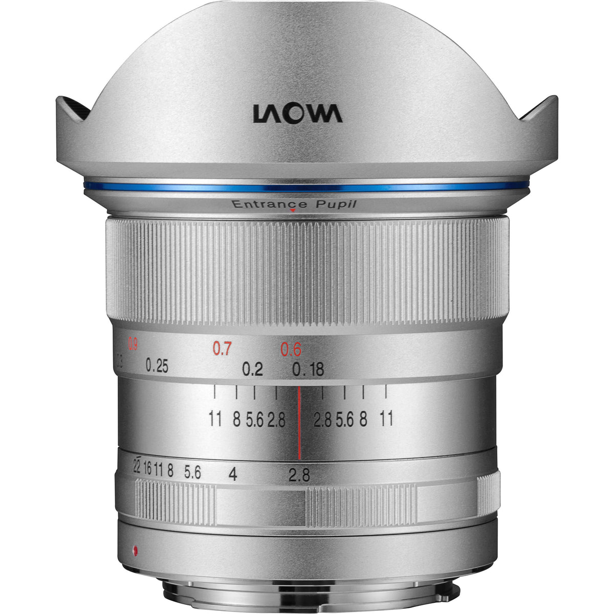 Lente Venus Optics Laowa 12mm f/2.8 Zero-D (Plateado) - vista principal