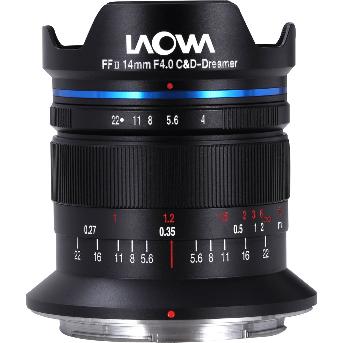 Lente Venus Optics Laowa 14mm f/4 FF RL - vista principal