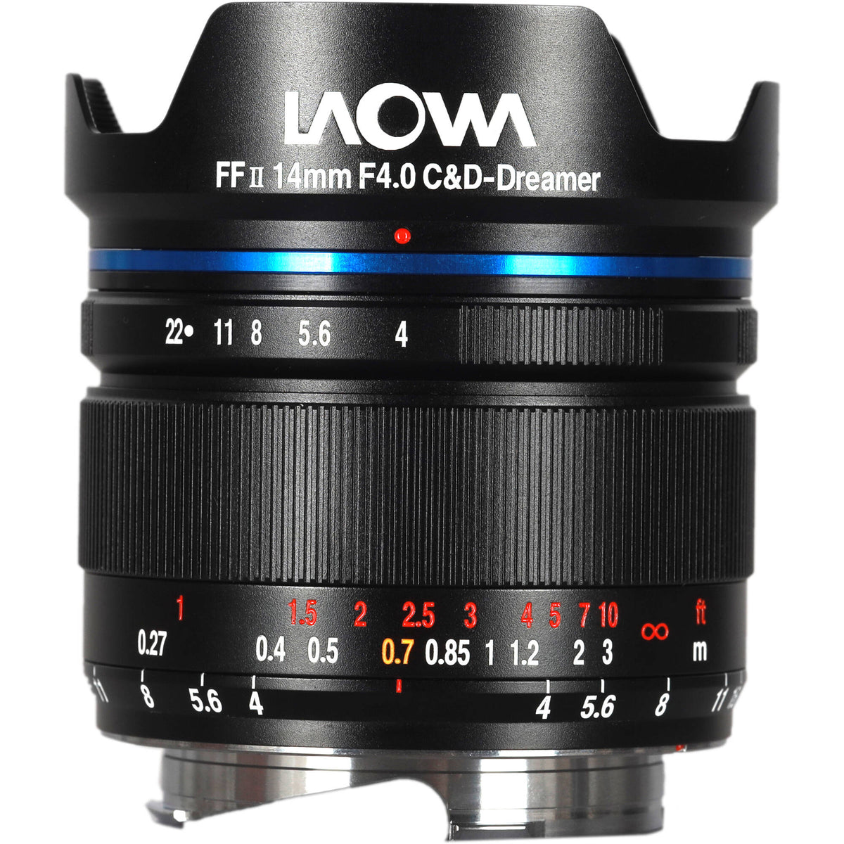 Lente Venus Optics Laowa 14mm f/4 FF RL - vista frontal