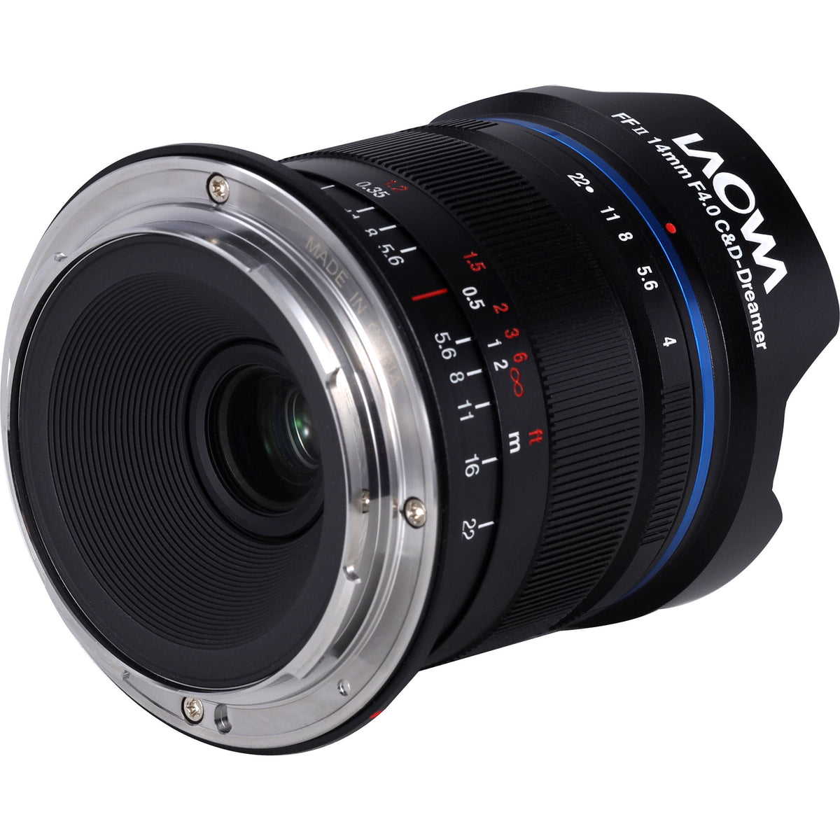 Lente Venus Optics Laowa 14mm f/4 FF RL - vista trasera