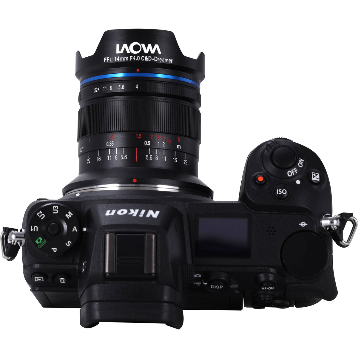 Lente Venus Optics Laowa 14mm f/4 FF RL - puertos y conexiones