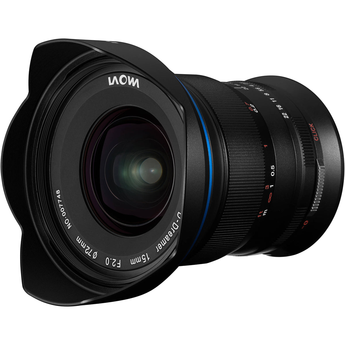 Lente Venus Optics Laowa 15mm f/2 FE Zero-D - puertos y conexiones