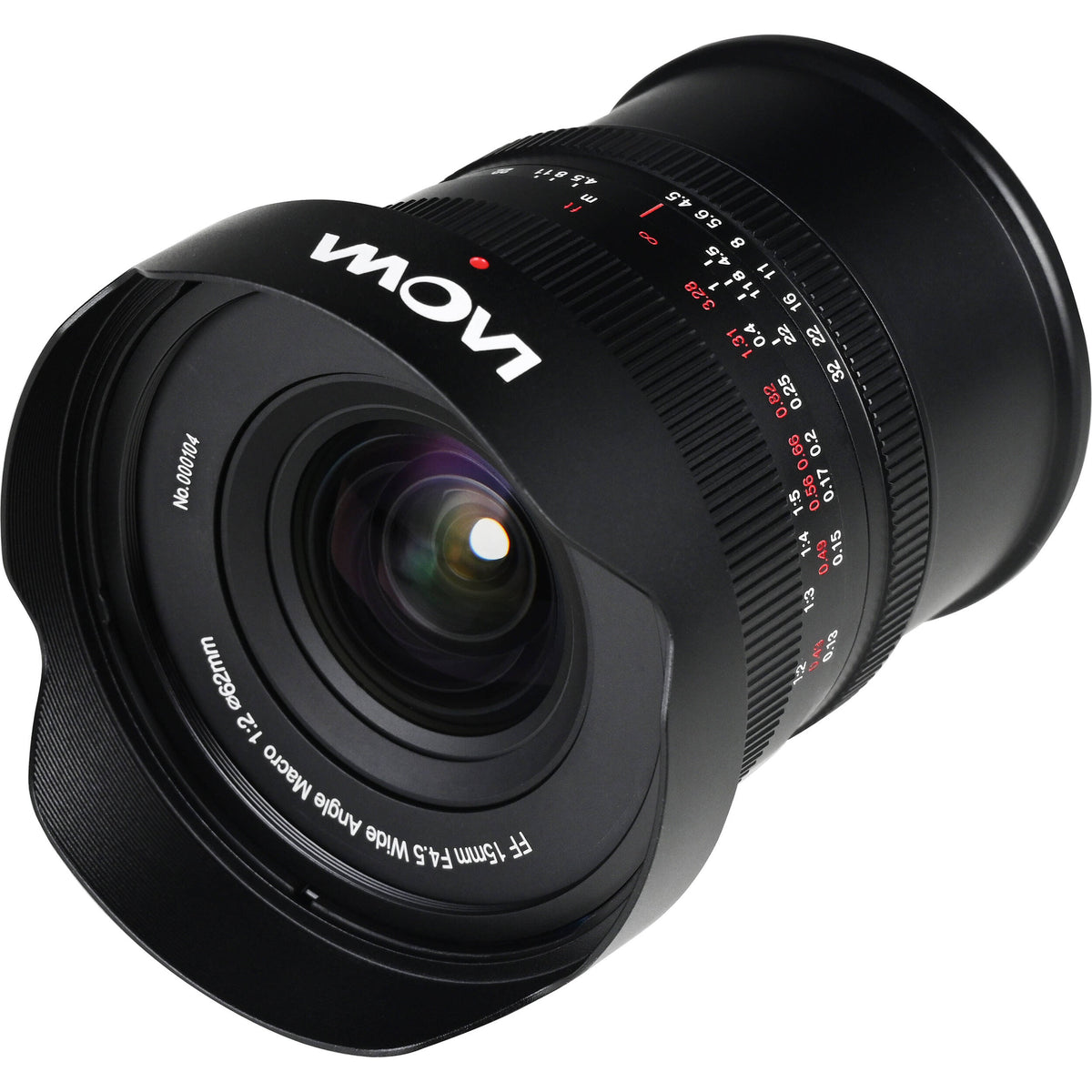 Lente Venus Optics Laowa 15mm f/4.5 Macro - vista trasera