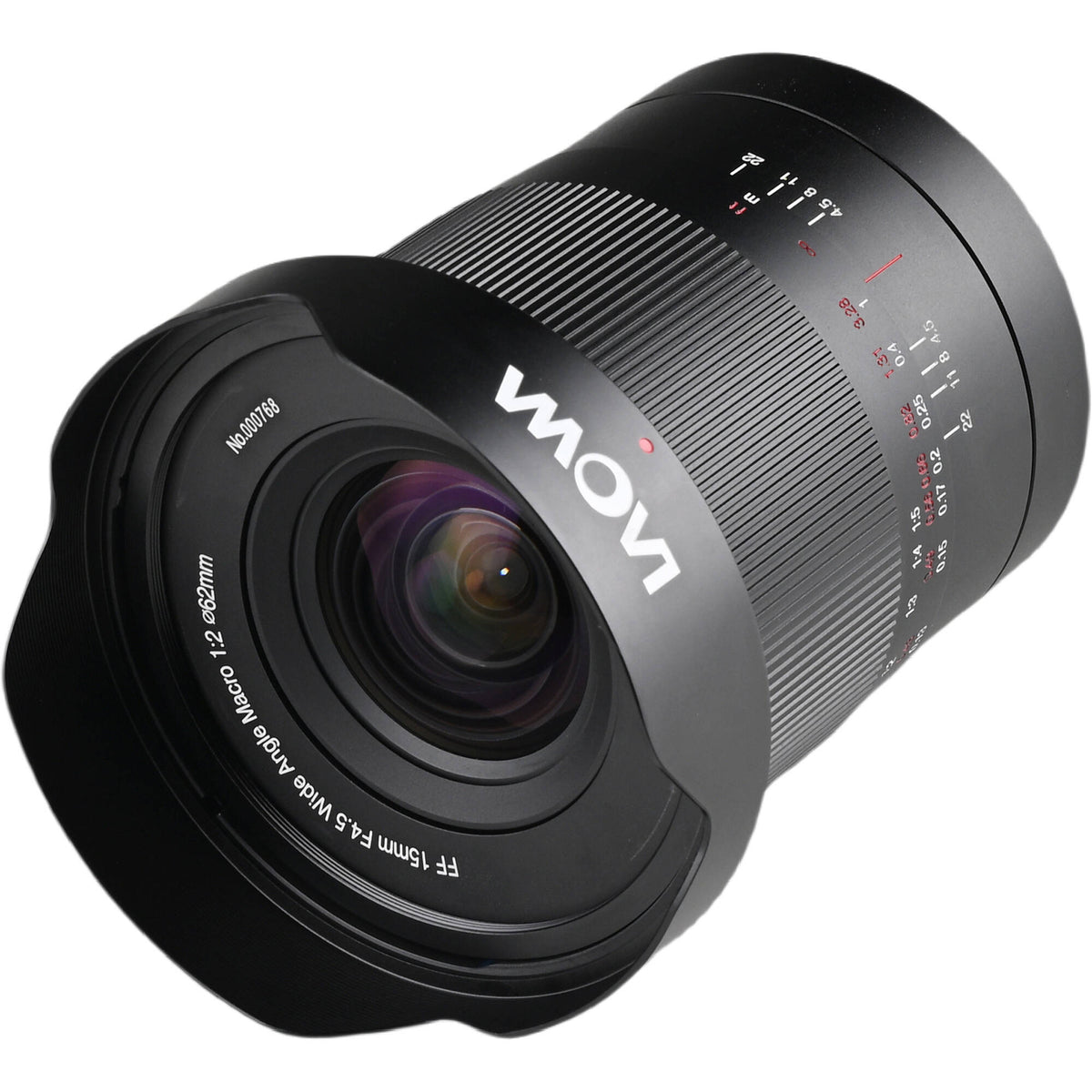 Lente Venus Optics Laowa 15mm f/4.5 Macro (Auto-Aperture) - vista trasera