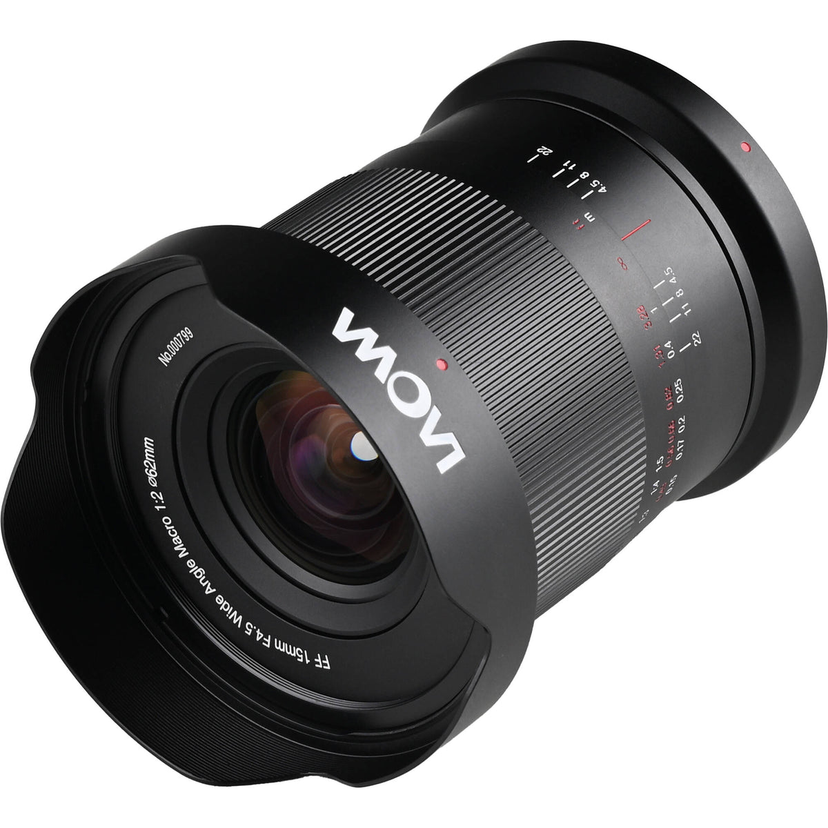 Lente Venus Optics Laowa 15mm f/4.5 Macro (Auto-Aperture) - vista trasera