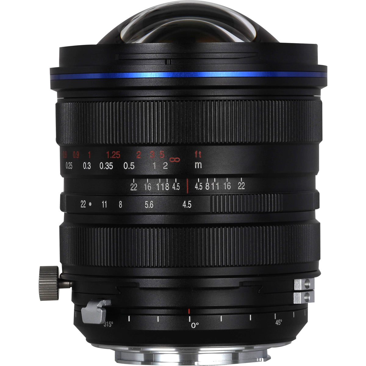 Lente Venus Optics Laowa 15mm f/4.5 Zero-D Shift - vista frontal