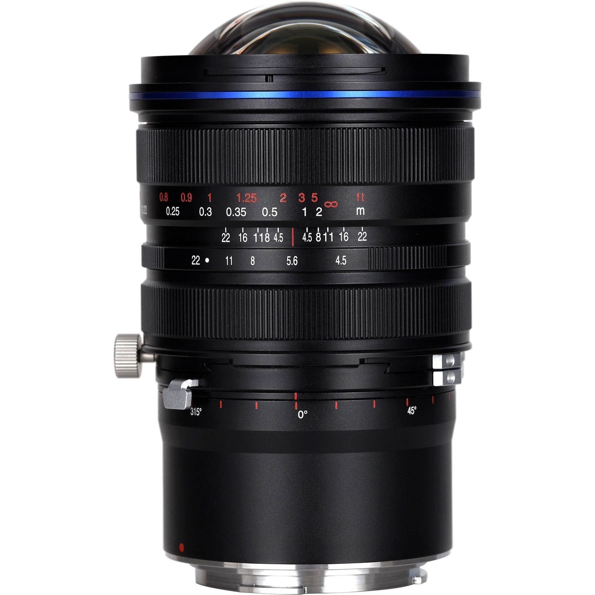 Lente Venus Optics Laowa 15mm f/4.5 Zero-D Shift - vista frontal