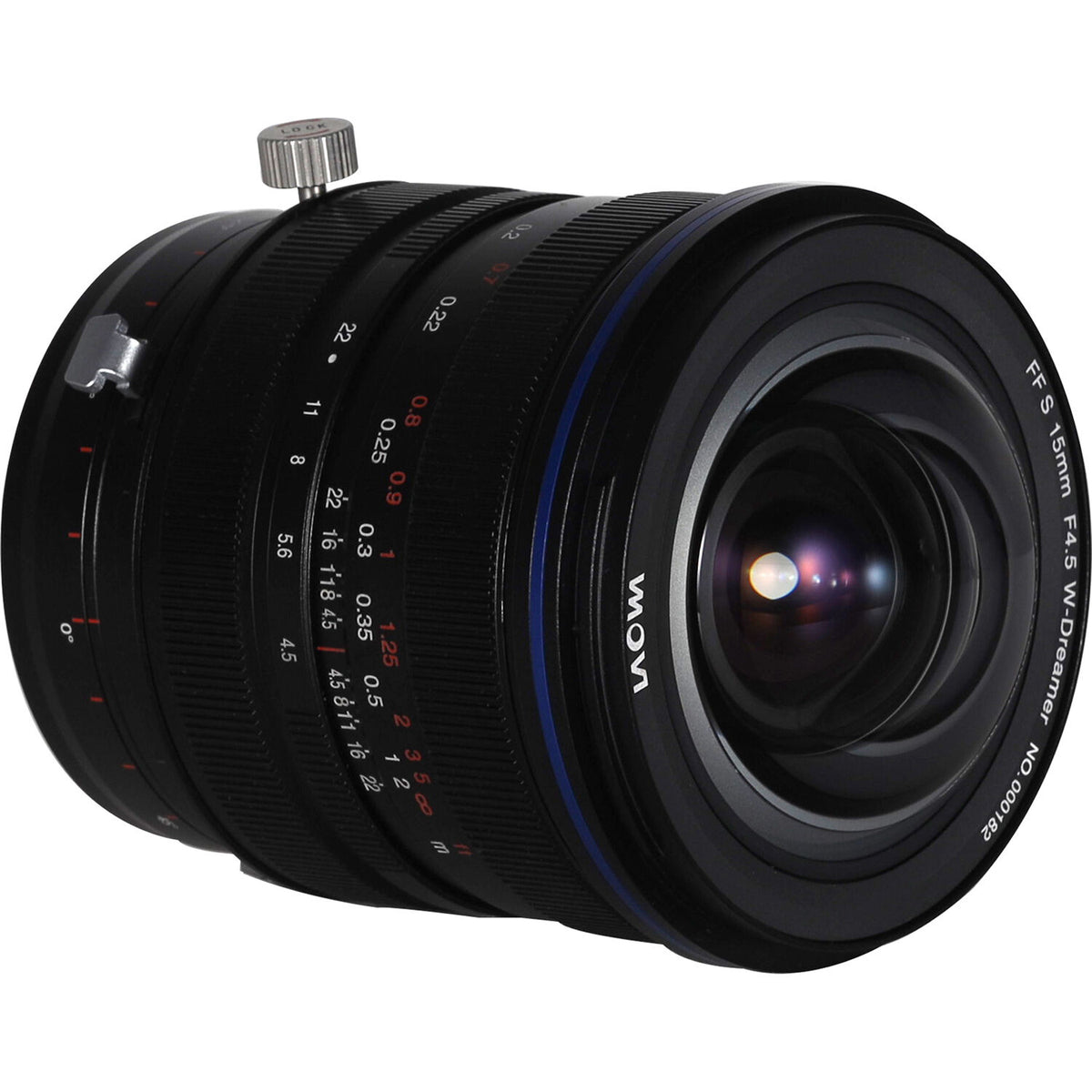 Lente Venus Optics Laowa 15mm f/4.5 Zero-D Shift - vista trasera