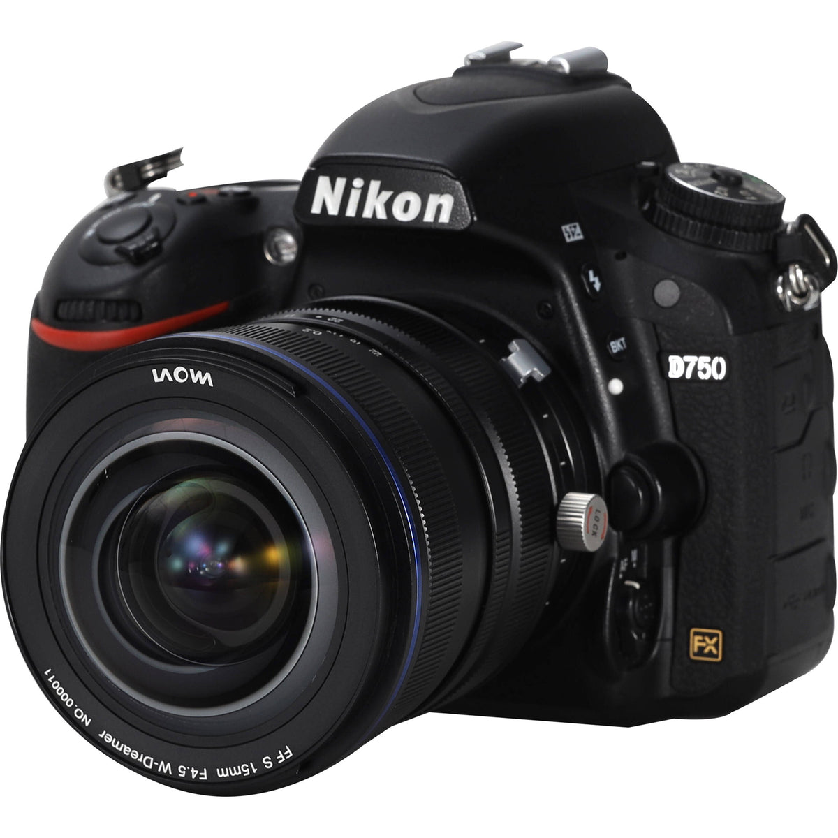 Lente Venus Optics Laowa 15mm f/4.5 Zero-D Shift - en uso