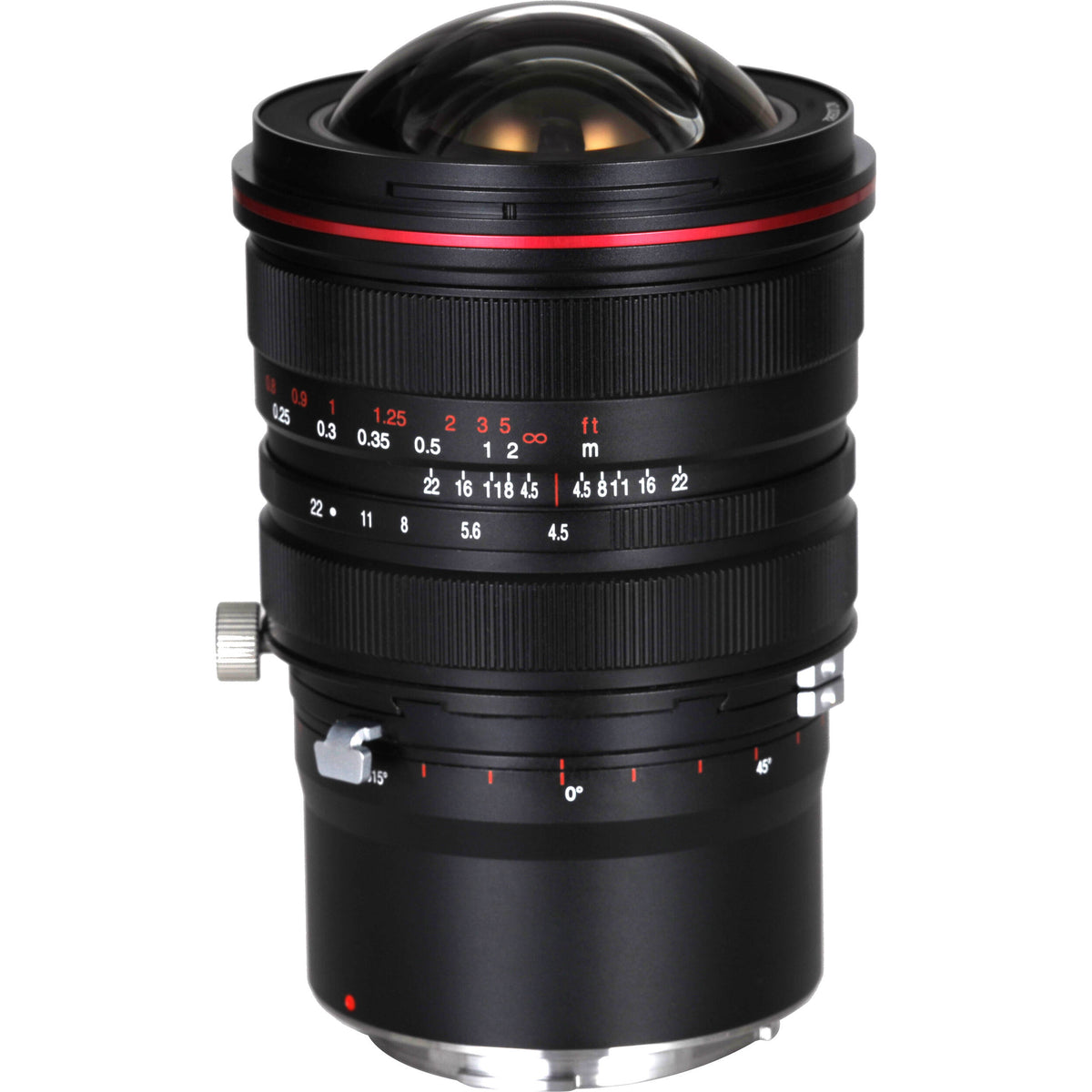 Lente Venus Optics Laowa 15mm f/4.5R Zero-D Shift - vista principal