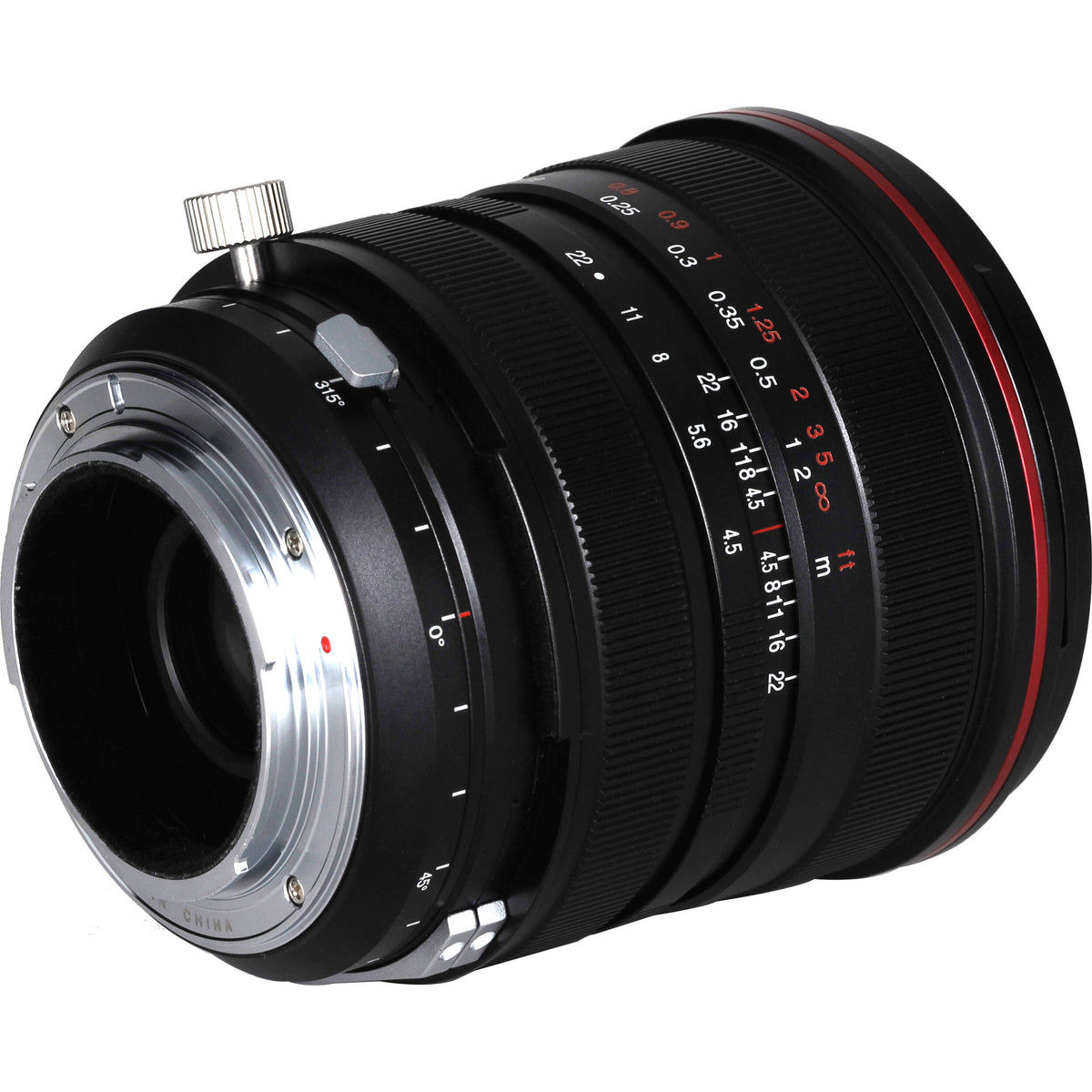 Lente Venus Optics Laowa 15mm f/4.5R Zero-D Shift - vista trasera