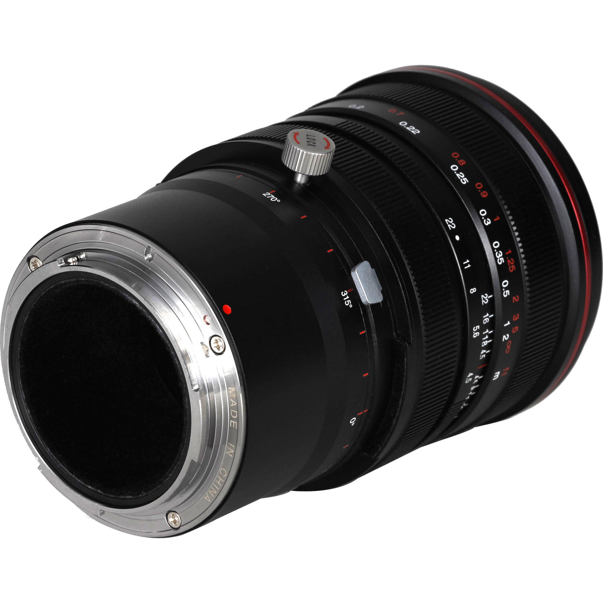 Lente Venus Optics Laowa 15mm f/4.5R Zero-D Shift - vista trasera