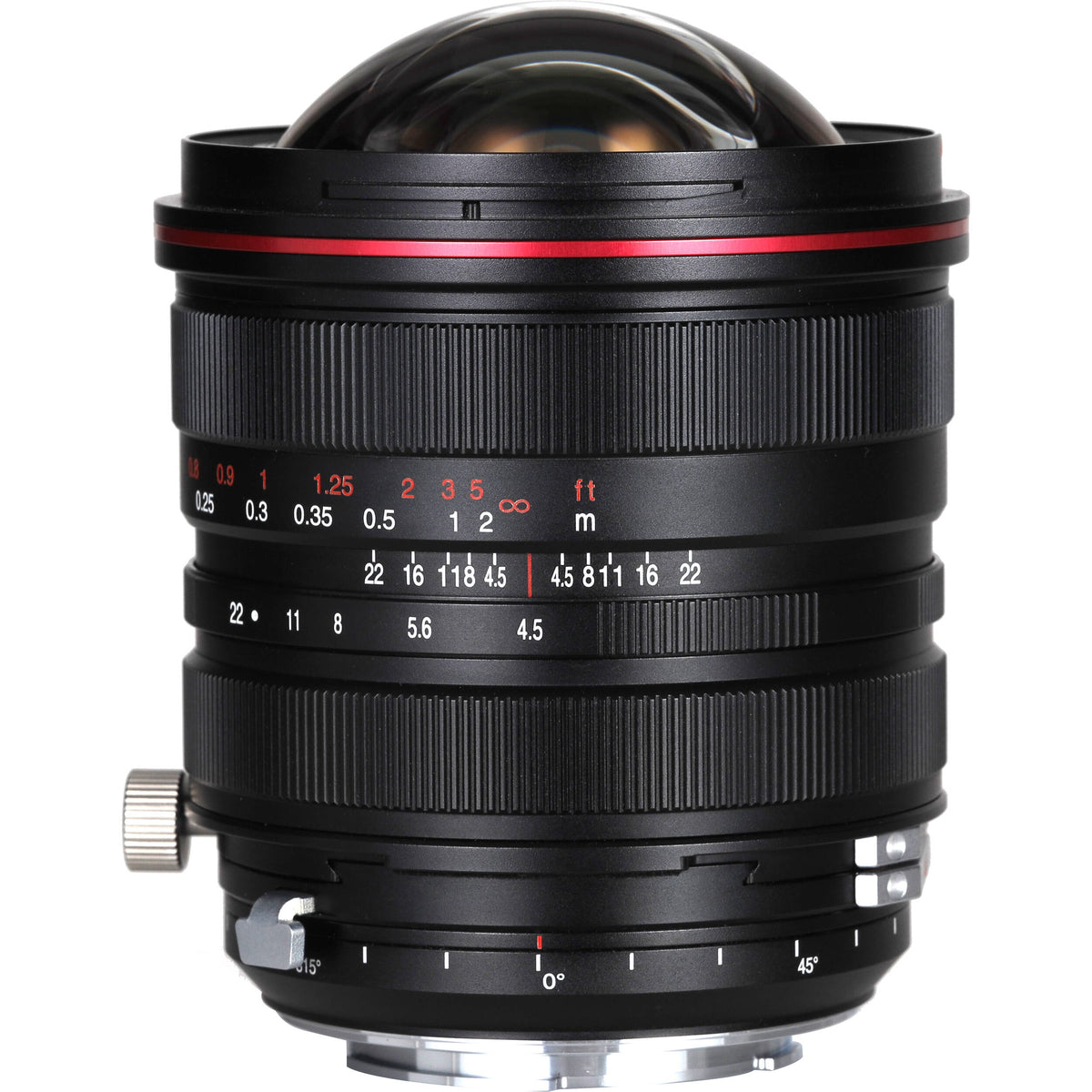 Lente Venus Optics Laowa 15mm f/4.5R Zero-D Shift - vista lateral
