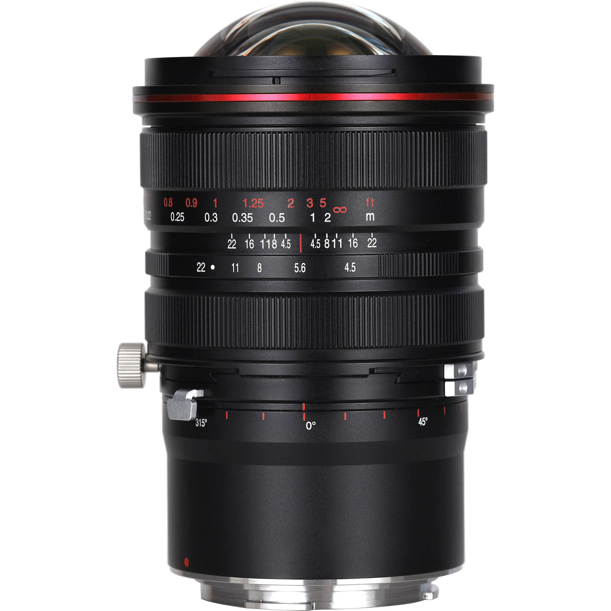 Lente Venus Optics Laowa 15mm f/4.5R Zero-D Shift - vista lateral