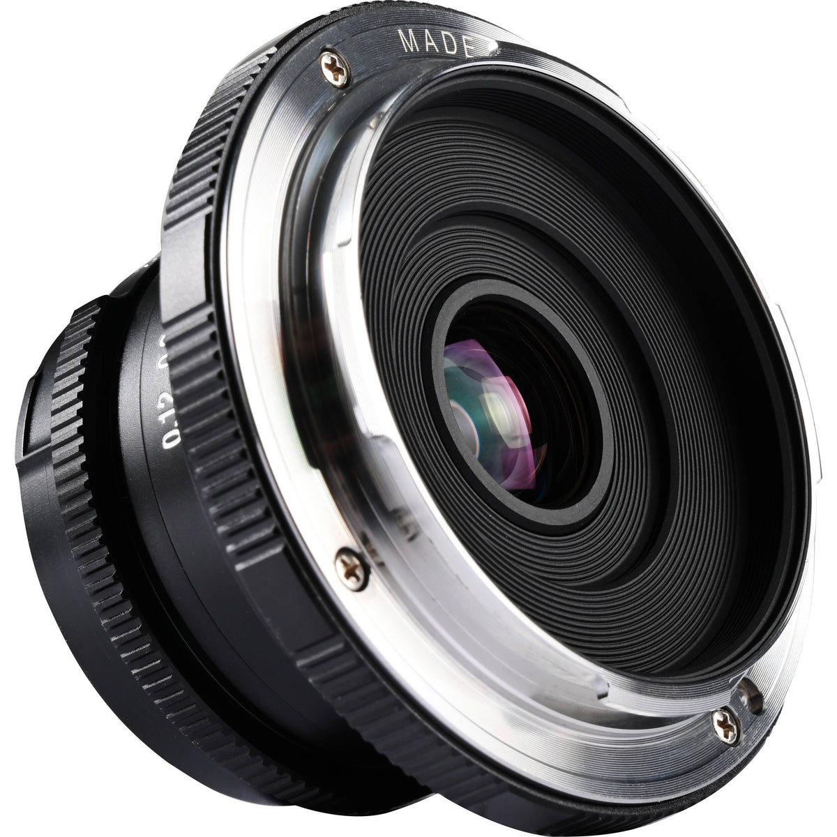 Lente Venus Optics Laowa 15mm f/5 Cookie (Negro) - vista lateral