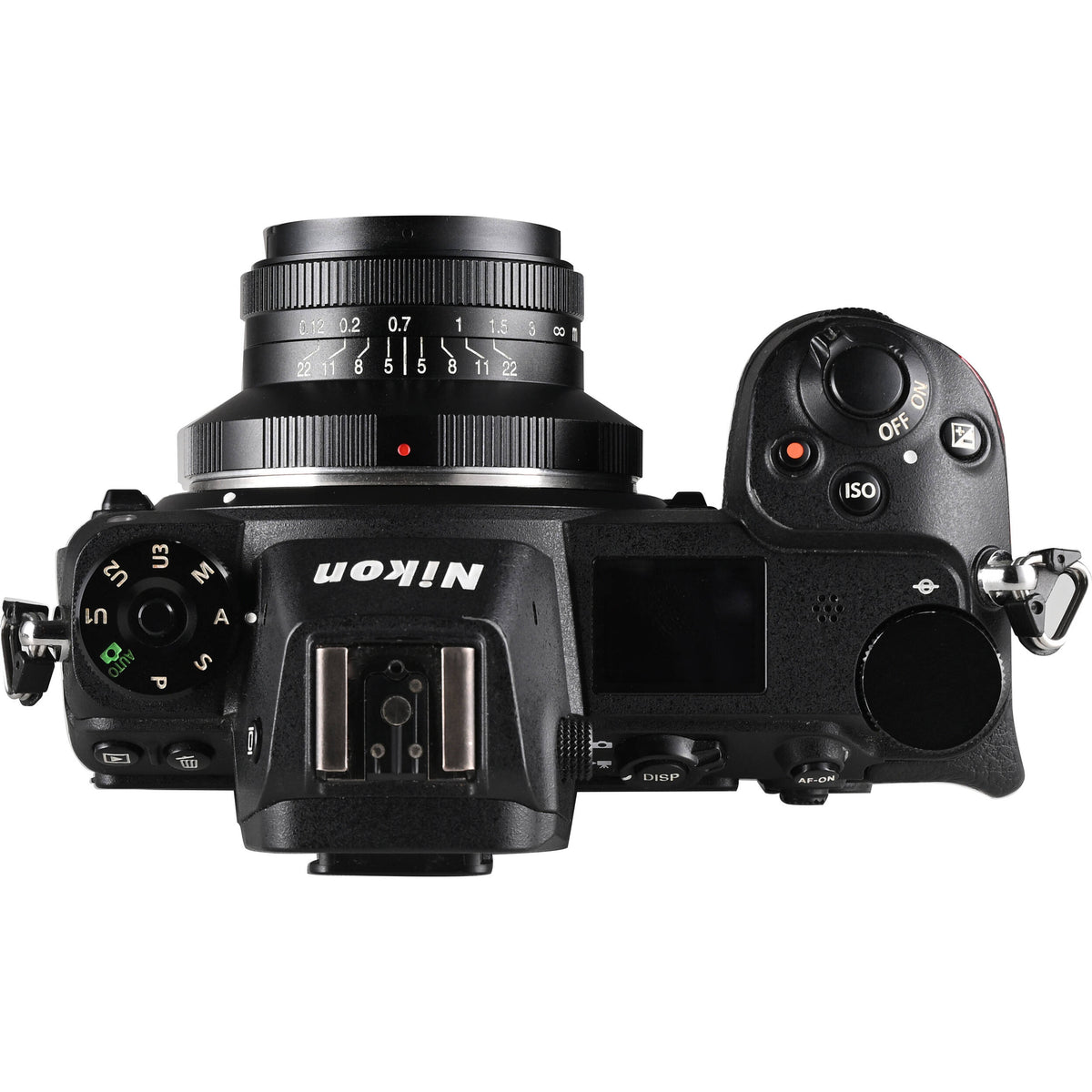 Lente Venus Optics Laowa 15mm f/5 Cookie (Negro, Auto-Aperture) - puertos y conexiones